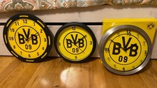 3x BVB 09 Wanduhren in top Zustand