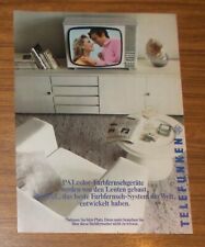 Seltene Werbung TELEFUNKEN