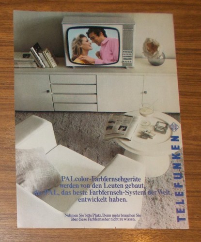 Seltene werbung telefunken - seltene,