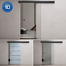 Glasschiebetür komplettset Softclose Zimmertür glas H:2050/2150mm 8mm ESG Nano
