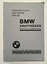 BMW R57 und R63 - Ersatzteilliste - 1928 - original Buch | oldtimer Katalog