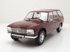 Peugeot 504 Break Kombi 1976 dunkelrot Modellauto 1:18 MCG