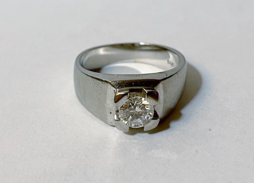 Weißgold brillant ring - brillant, 585