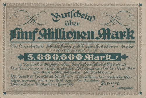Mindelheim bezirkskasse 5 - bezirkskasse,