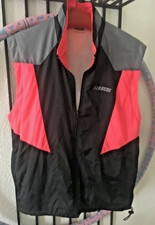NIKE  Vintage - Weste, Windbreaker, in schwarz/grau/neonpink,  Größe L, Rarität!