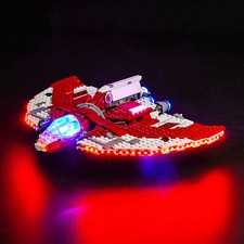 LocoLee LED Licht Kit für Lego 75362 Ahsoka Tano’s T-6 Jedi Shuttle Beleuchtung 