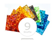 Stoffpaket Reflections by QTfabrics, 9 Stoffe, leuchtende Farben,bunt, Patchwork