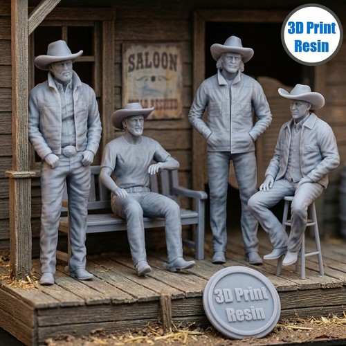 Cowboy ranch figuren set - cowboy,