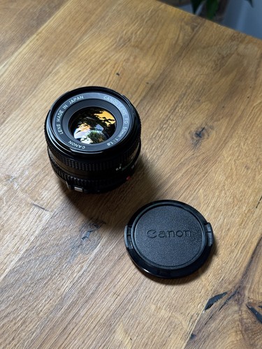 Canon lens 50mm - lens, 1:1.8