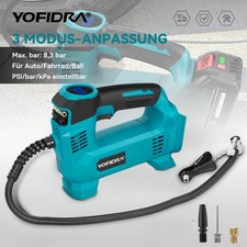 YOFIDRA® Für Makita Akku Luftkompressor Elektro Reifenpumpe Luftpumpe Inflator