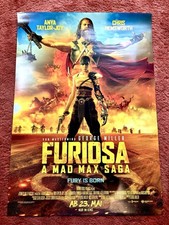 Furiosa Kinoplakat Poster Din A1, Mad Max, Chris Hemsworth, Anya Taylor-Joy