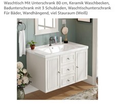 Waschtisch mit unterschrank - waschtisch, unterschrank+