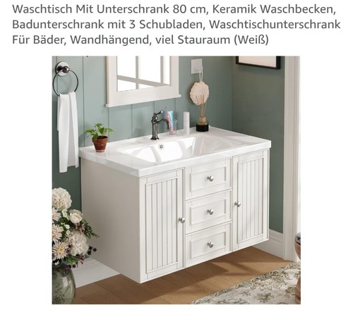 Waschtisch mit unterschrank - waschtisch, unterschrank+