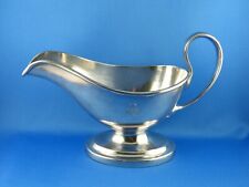 Alte Sauciere Gebrüder Hepp "H. Henkel" 90er Silberauflage (Versilbert)