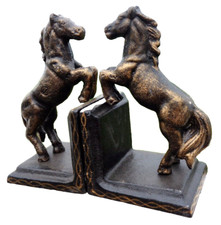 Buchstützen Pferde Reiter