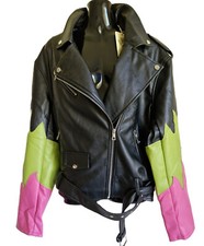 Damen PU Lederjacke