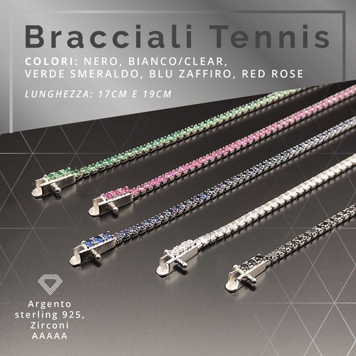 Tennis armband 925 sterling - tennis,