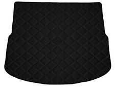 Schwarz Gestepptes Öko Leder