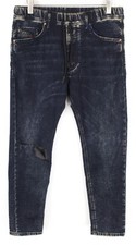 Diesel Narrot-NE 084XM Herren Jeans W34 Slim Fit Blau Jogg Sweat Baumwoll Dehnen
