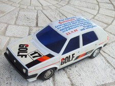 Vintage - altes Spielzeugauto - VW GOLF GTI  mit Widmung - Made in Hongkong