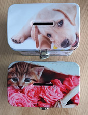 2 HUND UND KATZ SPARDOSEN/