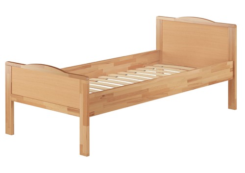 Seniorenbett buche natur extra - seniorenbett,