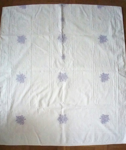 Alte irisette tischdecke - alte,