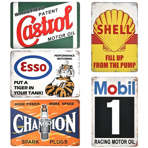 Garage metallschilder retro - garage,