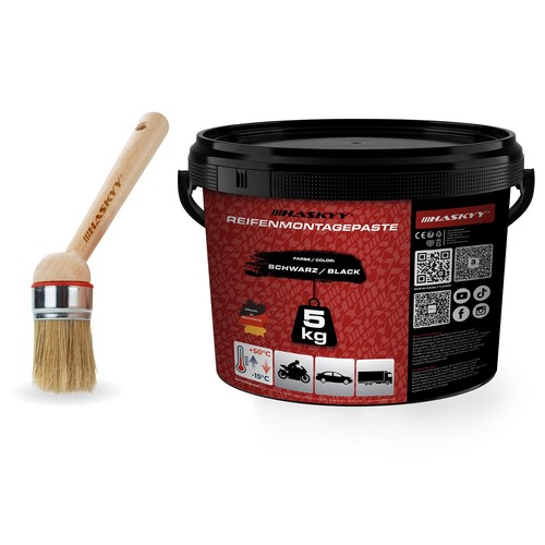 Montagepaste schwarz - 5,