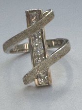 Diamonique 925 Silber Kreuz