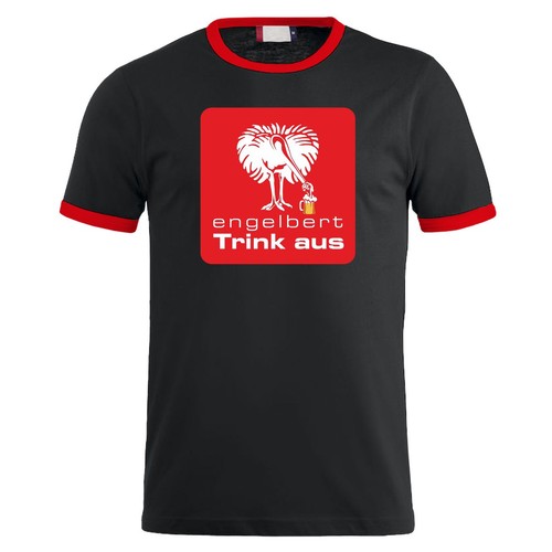 Herren shirt text - s, bis