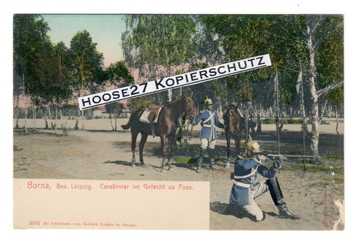 Postkarte ww1 karabinier - postkarte,