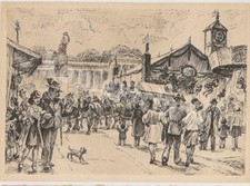 München AK Künstler Oktoberfest Ansichtskarte