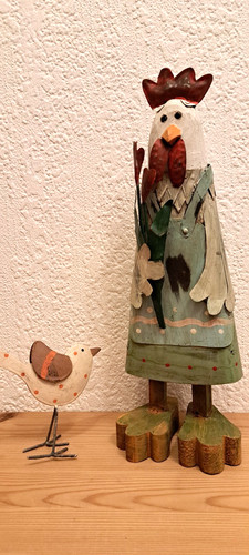 Blechfiguren mit holz - 2,