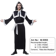 Blaue Zauberer Robe mit Hut