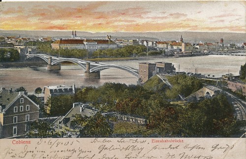 Koblenz panorama - koblenz, u