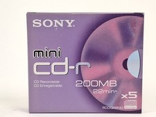 Sony mini 200mb - mini, leer