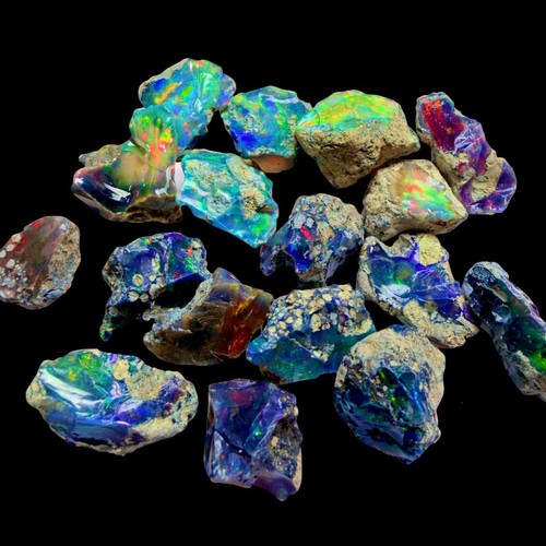 Opal lot äthiopischer black - opal, lot,