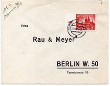 Brief der Firma Rau & Meyer Berlin von Forst Lausitz 25.11.40