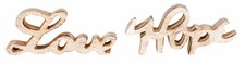 Schriftzug Set Love Hope BxH