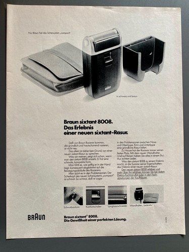 Braun sixtant 8008 - , original