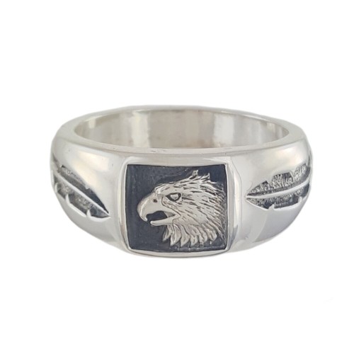Indianerschmuck adlerring 925 - adlerring,