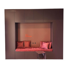 Interlübke Schrankwand Collect Plus Korpus Lack M41 Rot Burgund Paneel Lack 