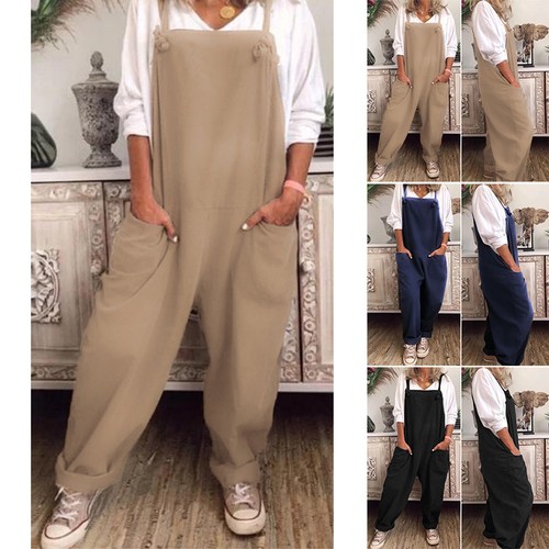 Damen baggy träger - damen, overall