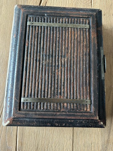 Fotoalbum antik aus holz - holz, inkl