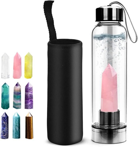 Kristall wasserflasche - kristall,