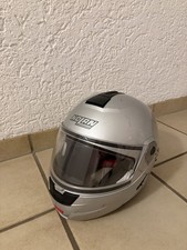 Motorrad-Klapphelm, Nolan N90-2, Farbe Silber , Größe XL