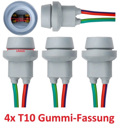 W5w t10 fassung gummi - w5w,