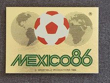 Panini MEXICO 86 Intro Sticker Nr. 2 WM Logo ungeklebt & absolut super Zustand!
