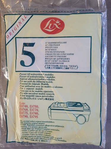 Stück lux staubsaugerbeutel - 5,